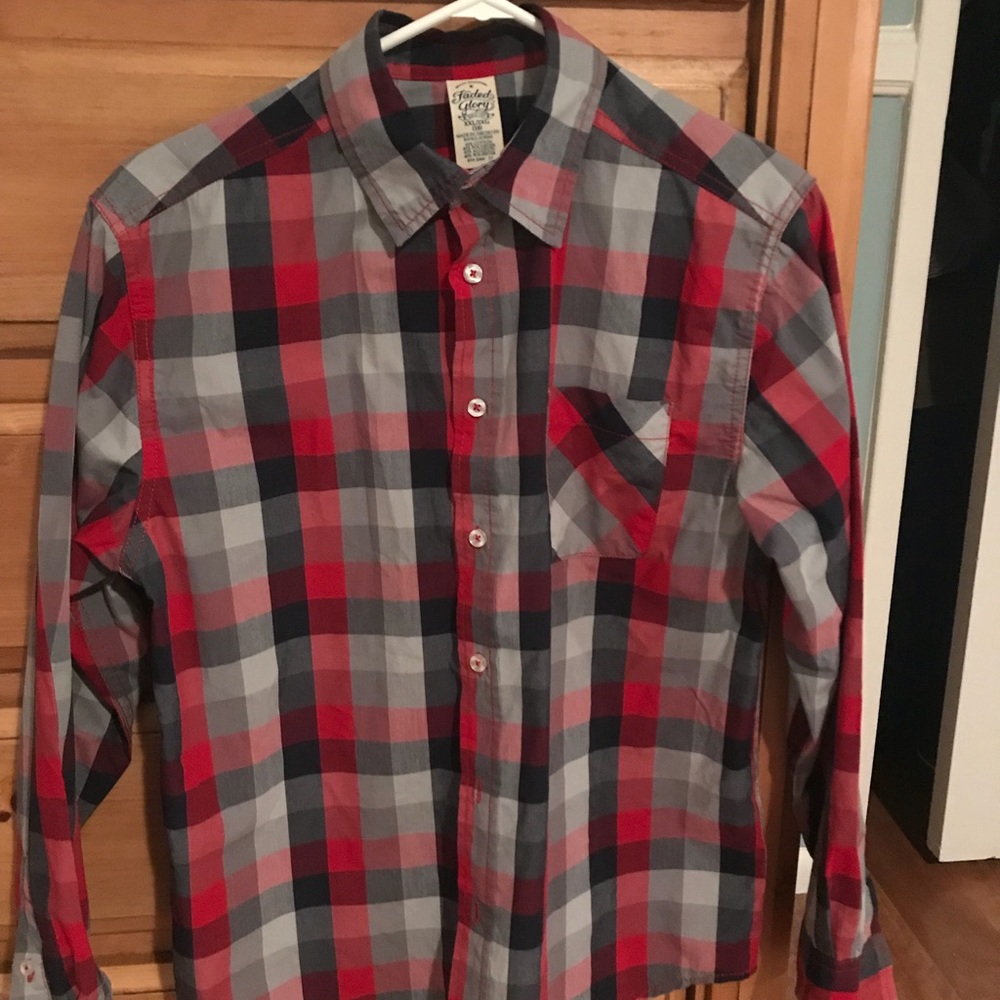 Faded Glory Kids button down XXL/2XG  (18)
